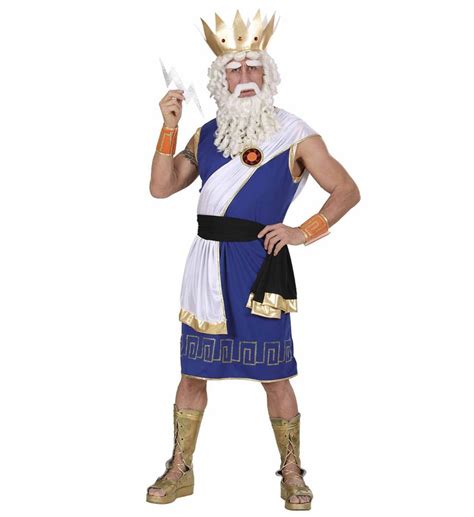 Karneval Herren Kostüm Griechischer Gott Zeus Faschingskram