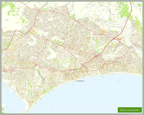 bournemouth street map love maps