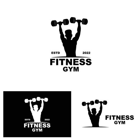 Gym Logo, Fitness Logo Vector, Design Suitable For Fitness, Sports