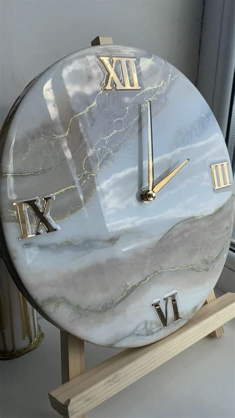 Часы из эпоксидной смолы / настенные часы / Resin o’clock [Vídeo ...