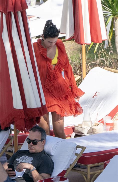 Dua Lipa In Bikini 01 01 2019 CelebMafia