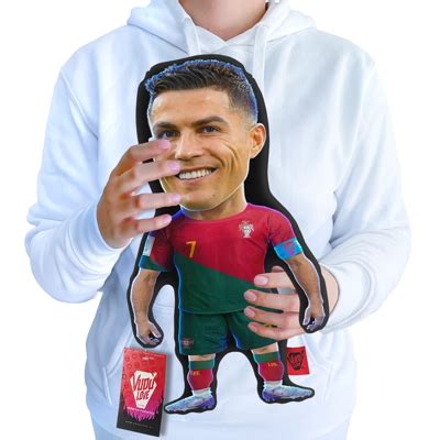 VUDU LOVE Cojín Peluche Cristiano Ronaldo Chiquito Portugal 40x30cm