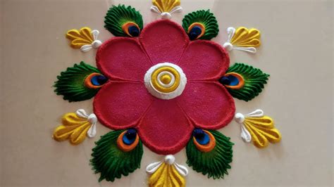 Best Navaratri Rangoli Design Diwali Dhanteras Rangoli Durga