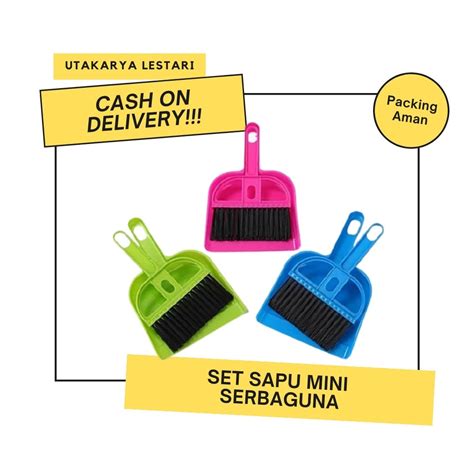 Jual Sapu Mini Set Pengkiserok Kecil Untuk Karpet Mobil Laptop