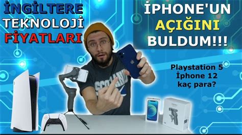 İNGİLTERE TEKNOLOJİ FİYATLARI 2022 l İPhone 13 bilinmeyen özellikleri l