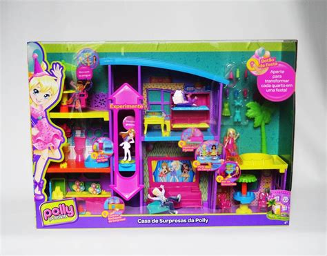 Casa Da Polly Anos 2000 - Polly Pocket Casa De Surpresas Da Polly Mattel - R$ 439,99 em Mercado Livre