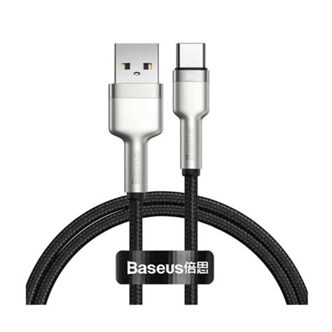 Baseus Cafule Series Metal Data Cable Usb To Type C 66w 1m Black Quickee