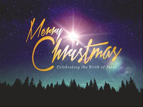 Merry Christmas Bright Star Ministry Powerpoint Clover Media