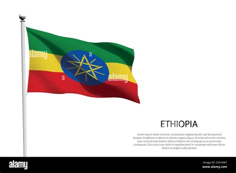 Ethiopia Flag On Flag Pole Hi Res Stock Photography And Images Alamy
