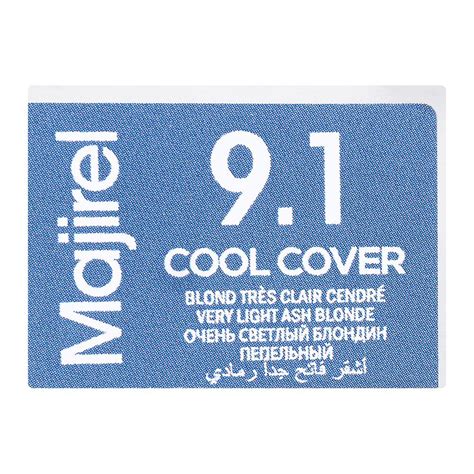 Buy L Oreal Professionnel Majirel Cool Cover Hair Colouring Cream 9 1 Very Light Ash Blonde