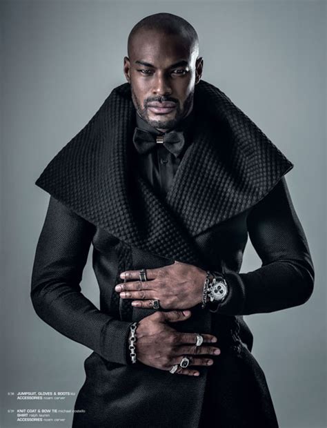 Tyson Beckford Embraces Black Fashions for And Men Cover Shoot | The Fashionisto