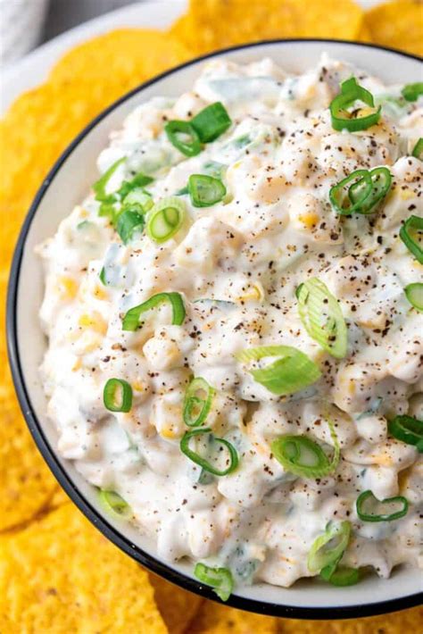 Mexican Corn Dip With Sour Cream