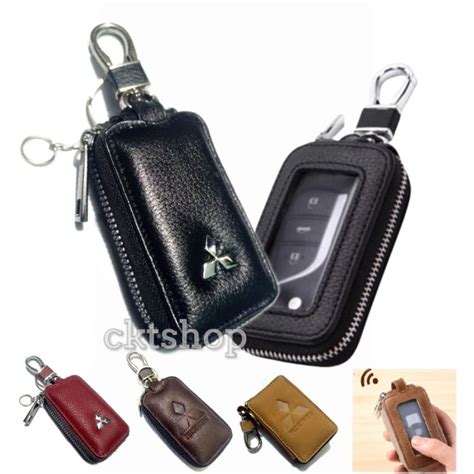 Jual Dompet Kunci Mobil Remote Keyless Dan Stnk Mitsubishi Kulit Asli