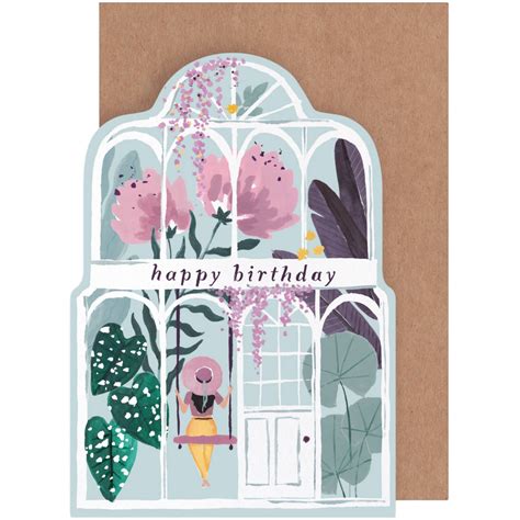 Birthday Card Greenhouse Made