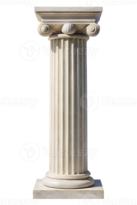 Marble Column On White Background 51555224 Png