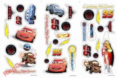 DECOFUN Naklejki CARS AUTA 2 Disney Pixar Jakosc 2530166713