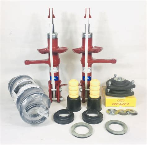 Стойки передние газомасляные DEMFI ПРЕМИУМ ВАЗ 2170 Приора в сборе 2шт ...