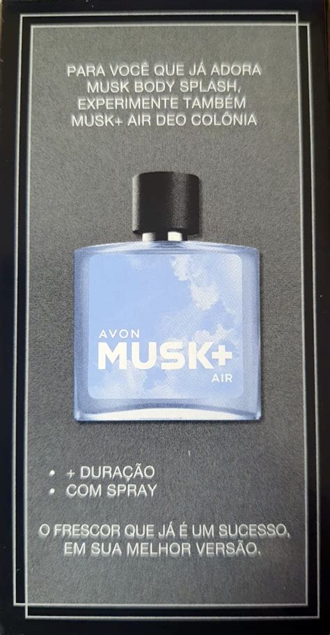 Avon COLÔNIA DESODORANTE MUSK AIR BODY SPLASH 90ml