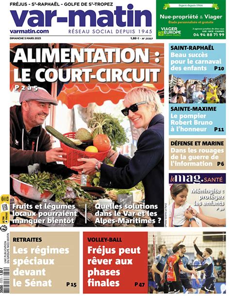 Var Matin 5 Mars 2023 No 27357 Download Pdf Magazines French