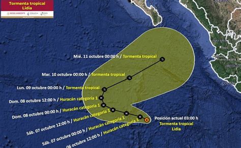 Se Acerca Tormenta Tropical Lidia Al Sur De Baja California Sur