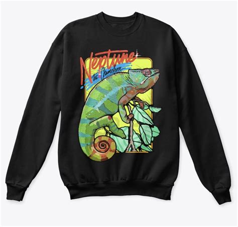 Chameleon keeper T-shirts — Neptune the Chameleon