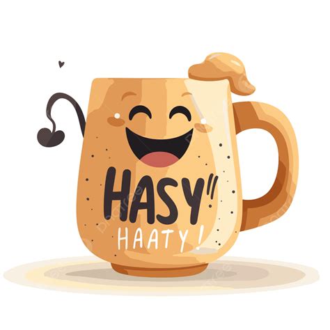 Have A Great Day Vector Sticker Clipart Cute Mug With The Text Hasy