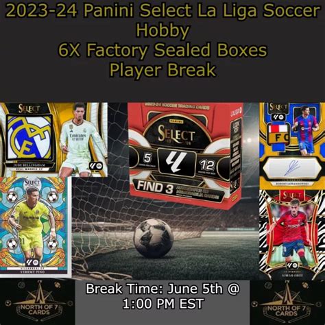 ARDA GULER 2023 24 Panini Select La Liga Soccer 6X Box Player Break 6