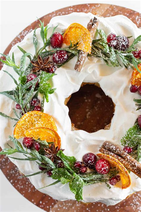 Simple Christmas Bundt Cake Wreath Practically Homemade