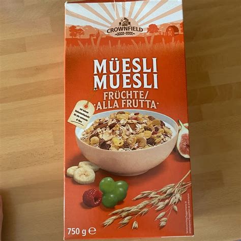 Crownfield Muesli Alla Frutta Review Abillion