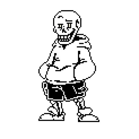 pixilart swap papyrus  glitched artist