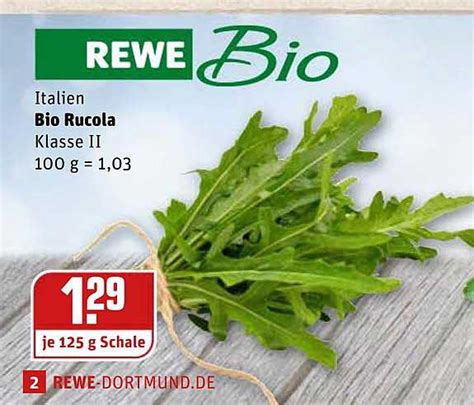 Bio Rucola Angebot Bei Rewe Prospekte De