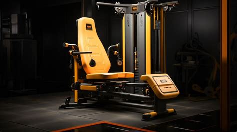 Premium AI Image | Leg extension machine for gym