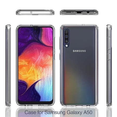 For Samsung Galaxy A50 Caseshockproof Hard Acrylic Back Case Cover For
