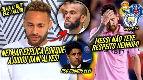 Eita Neymar Responde Pol Mica Psg Provoca Messi Chegou Novo