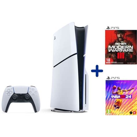 Pack Console PS5 Slim Édition Standard COD Modern Warfare 3 NBA