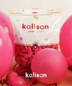 Cm Mini Koyu Pembe Standart Balon Kalisan Balon