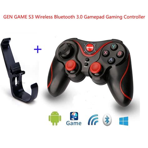 GEN GAME S3 Wireless Bluetooth 3.0 Gamepad Gaming Controller for PC ...