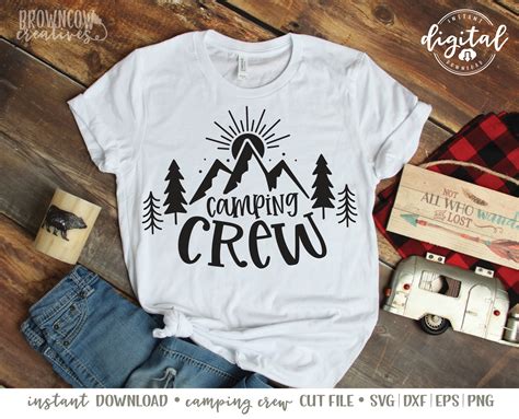 Camping Crew SVG Camping Crew Cut File Camp Crew Cut File Etsy Finland