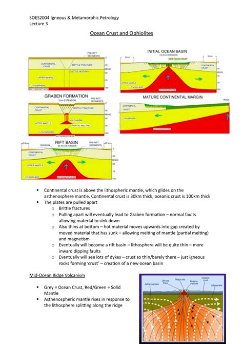 L3 - Ocean Crust and Ophiolites - Lecture 3 Ocean Crust and Ophiolites ...