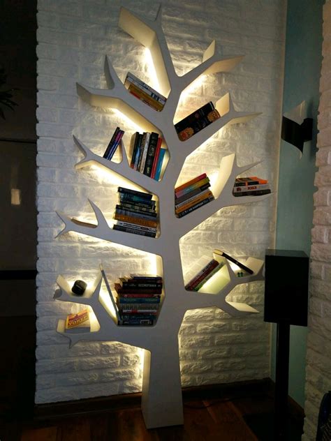 Стеллаж для книг с подсветкой КНИЖНОЕ ДЕРЕВО 1200 в интернет-магазине ...