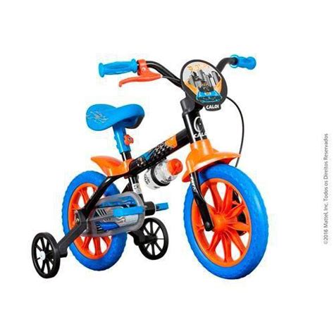 Bicicleta Infantil Caloi Hot Wheels Aro 12 Preto Bicicleta Infantil Magazine Luiza
