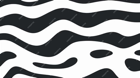 Premium Vector Black And White Stripes On A Zebra