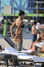 Jessica Ledon Sexy Seen With David Guetta Showing Off Her Amazing Body Wearing A Hot Black