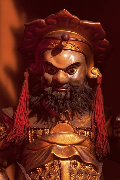Premium Photo Statue Of Zhang Fei