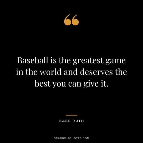 Babe Ruth Quotes About Life BASEBALL
