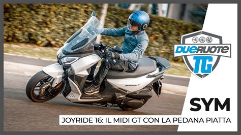 SYM Joyride 16 Il Midi GT Con La Pedana Piatta DueruoteTG 126 YouTube