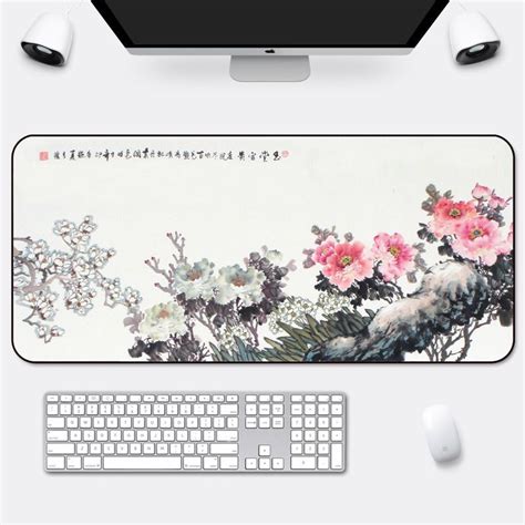 Игровой коврик для мыши с принтами картин картин, XL, белый - купить с ...