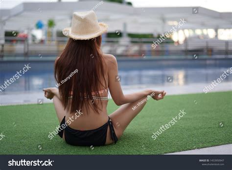 Beautiful Sexy Woman Black Bikini Portrait Stock Photo 1453950947 Shutterstock