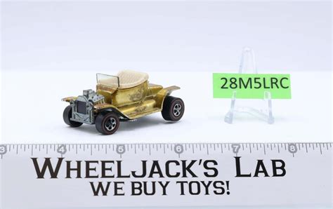 Hot Heap Spectraflame Gold 1968 Hot Wheels Mattel Vintage Redline RL Tan Int Wheeljack S Lab