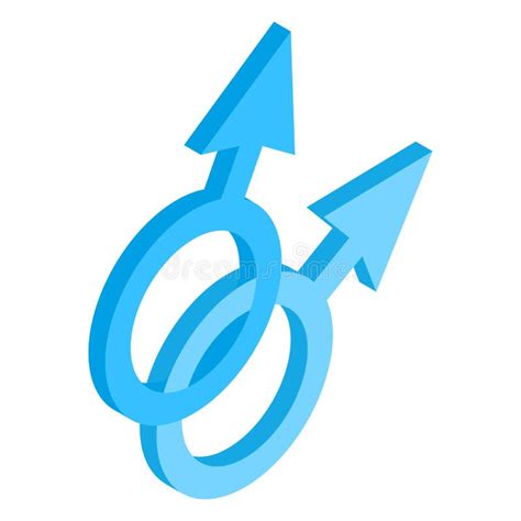 D Gay Male Symbol Stock Illustration Illustration Of Symbol